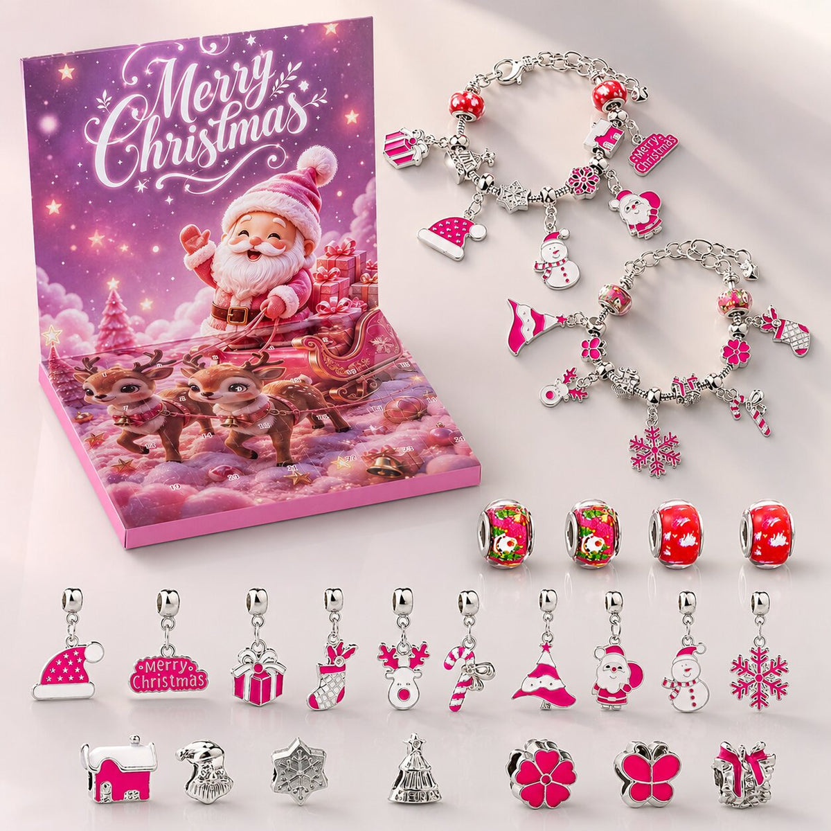 2026 DIY Bracelet Advent Calendar - 24-Day Jewelry Making Countdown
