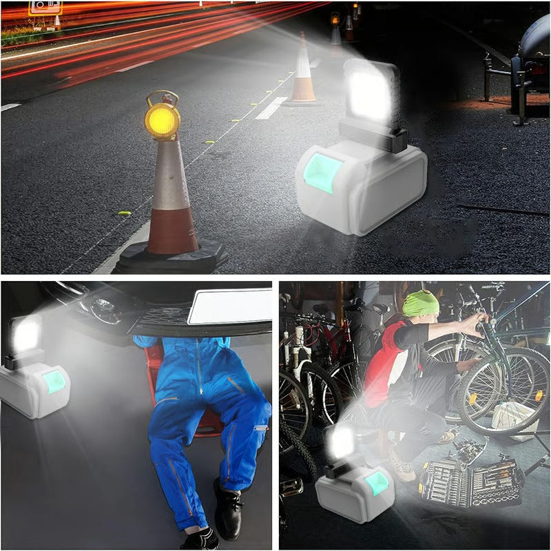 Battery-Compatible COB LED Work Floodlight for DIY & Outdoor