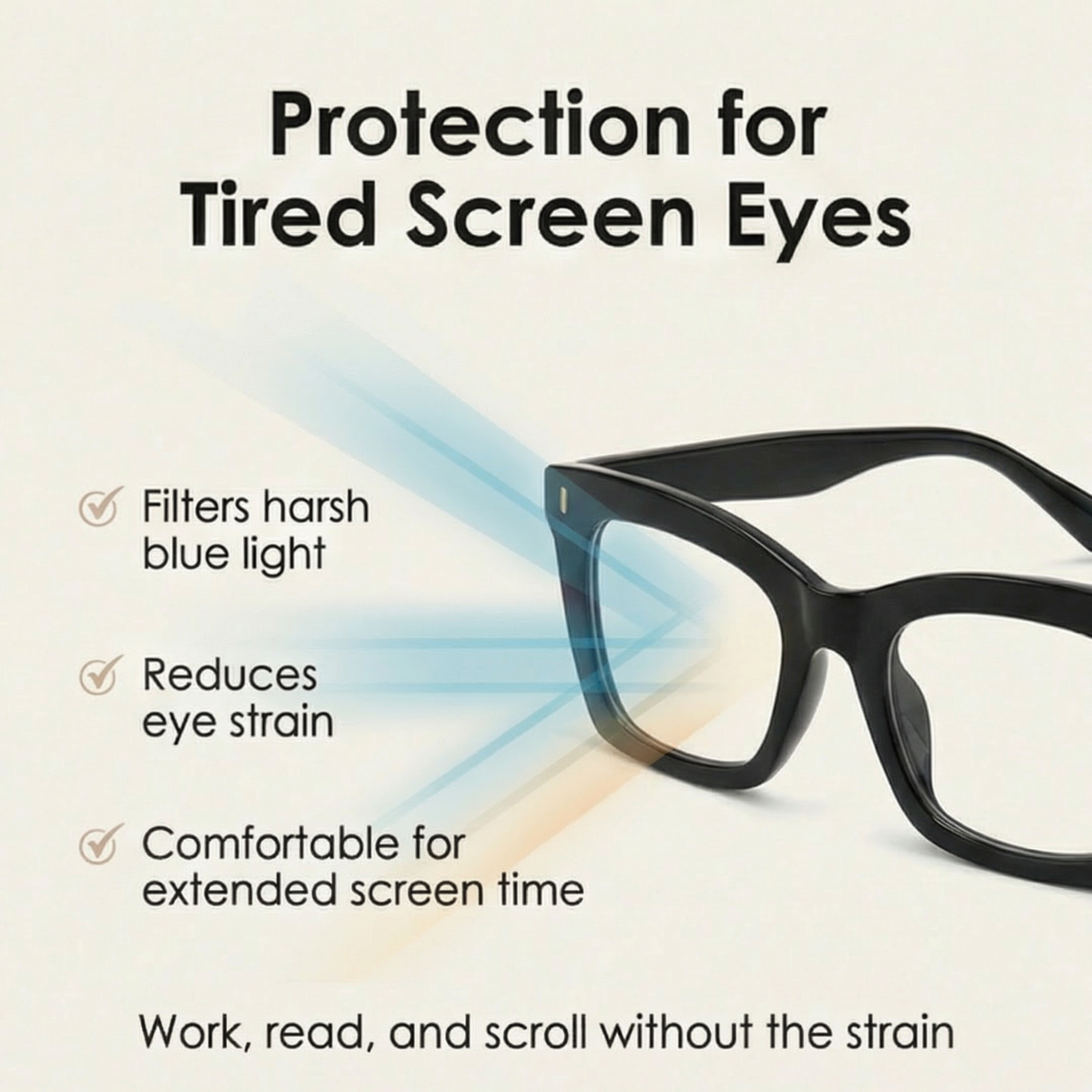 Clarisse – Stylish Oversized Readers for Women
