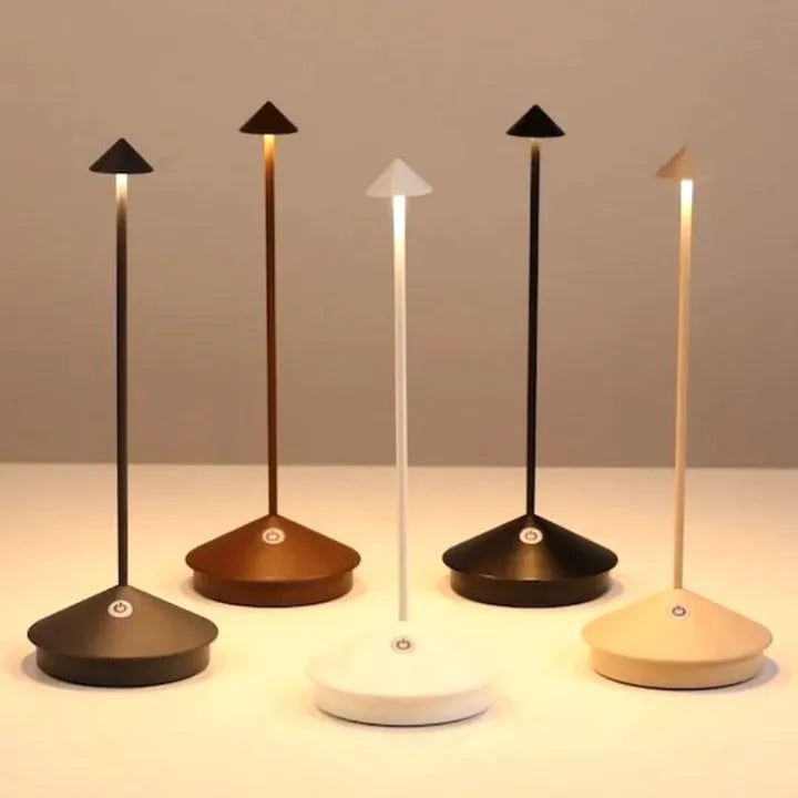 Cordless Table Lamp - Elegant Aluminum Accent Light - Dimmable - Indoor / Outdoor - Image 6