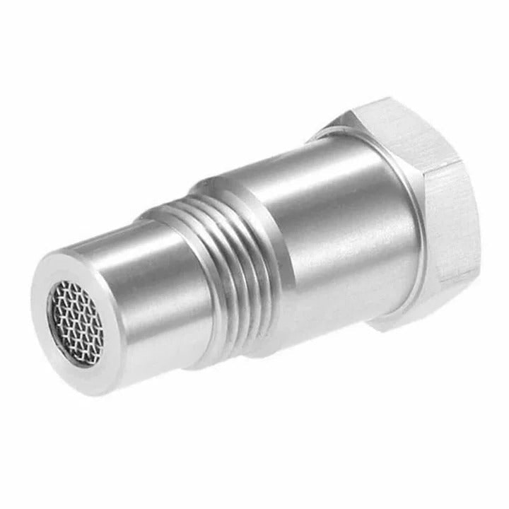 O2 Oxygen Sensor Spacer Adapter with Built-In Mini Catalytic Converter for Check Engine Light