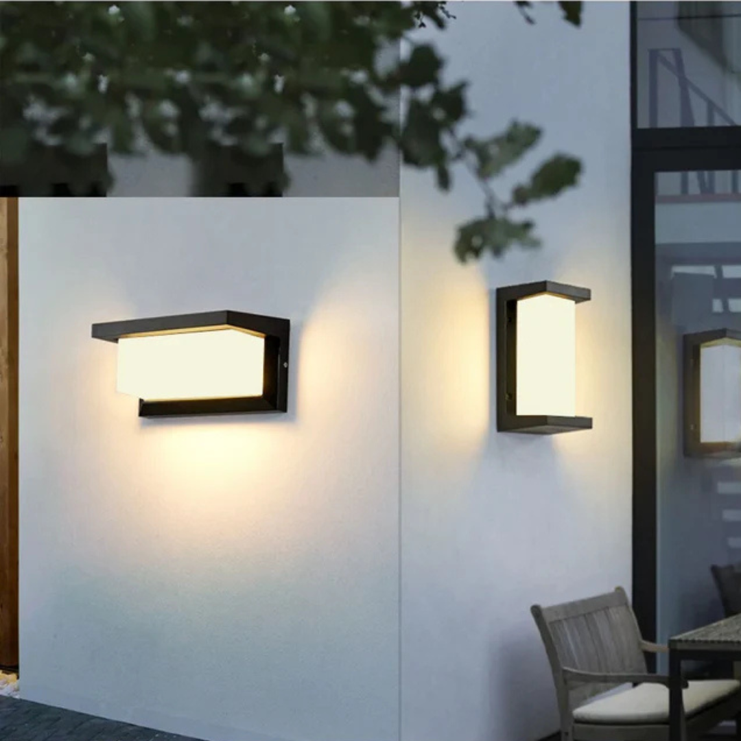 Outdoor LED Wall Lamp with Motion Sensor - Energy Efficient Exterior Light - Modern Style - Image 5
