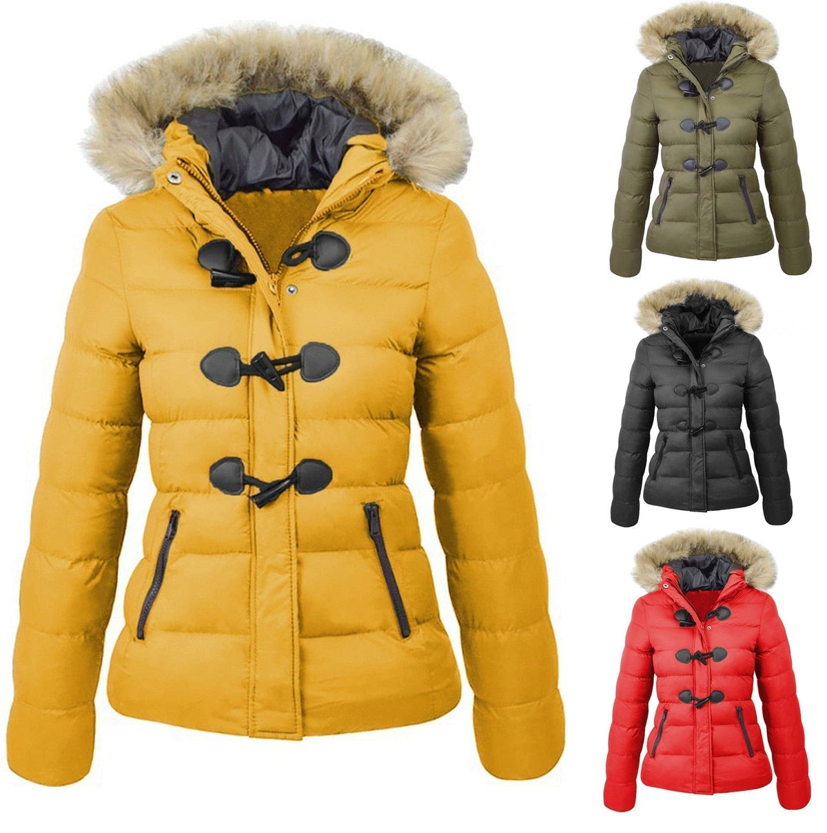 Women's Winter Jacket with Collar