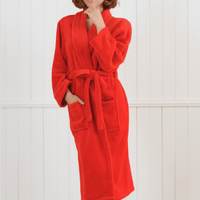 100% Cotton Absorbent Bathrobe — Quick-Dry Plush Texture
