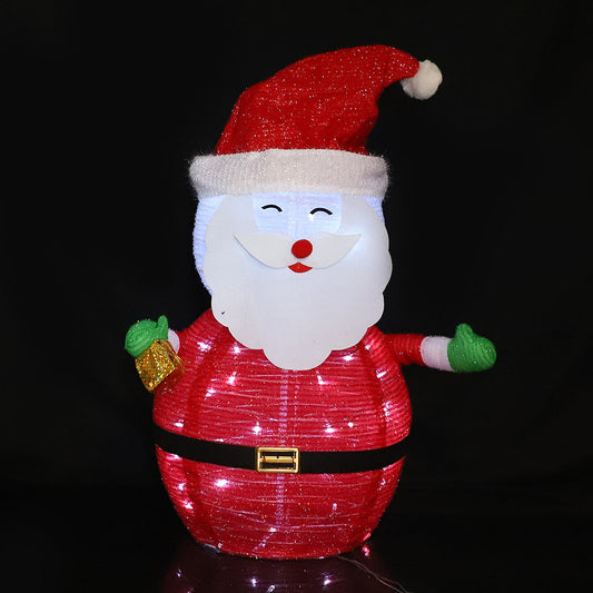 70 cm Collapsible Santa Claus with Timer