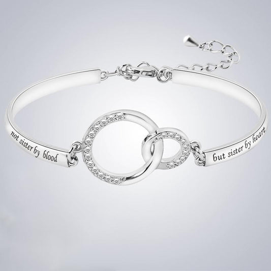Adjustable Friendship Bracelet for Women - Silver & Rose Gold