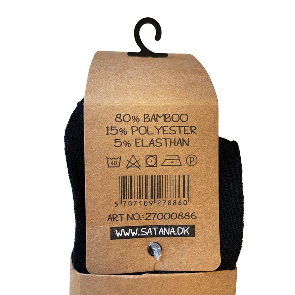 Bamboo Ankle Socks 10 Pairs (Black)