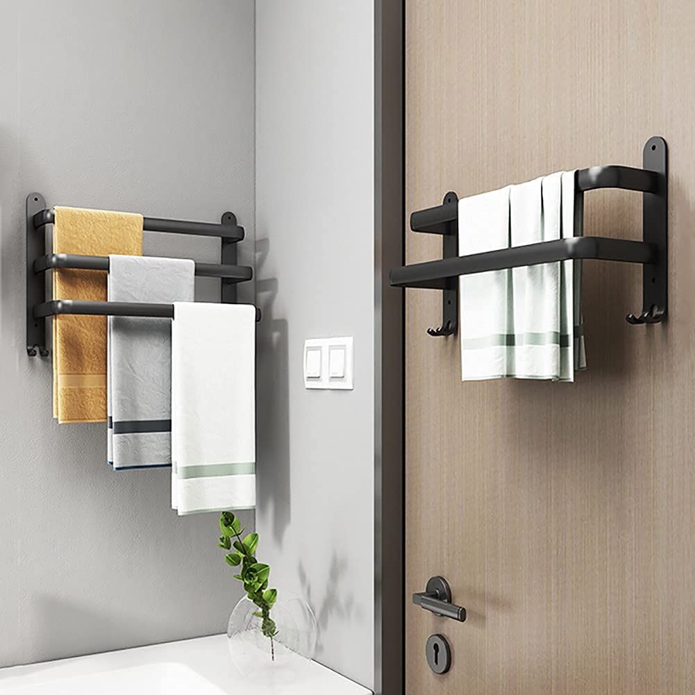 Bathroom Storage Shelf - FlexRack Wall-Mounted Towel Holder