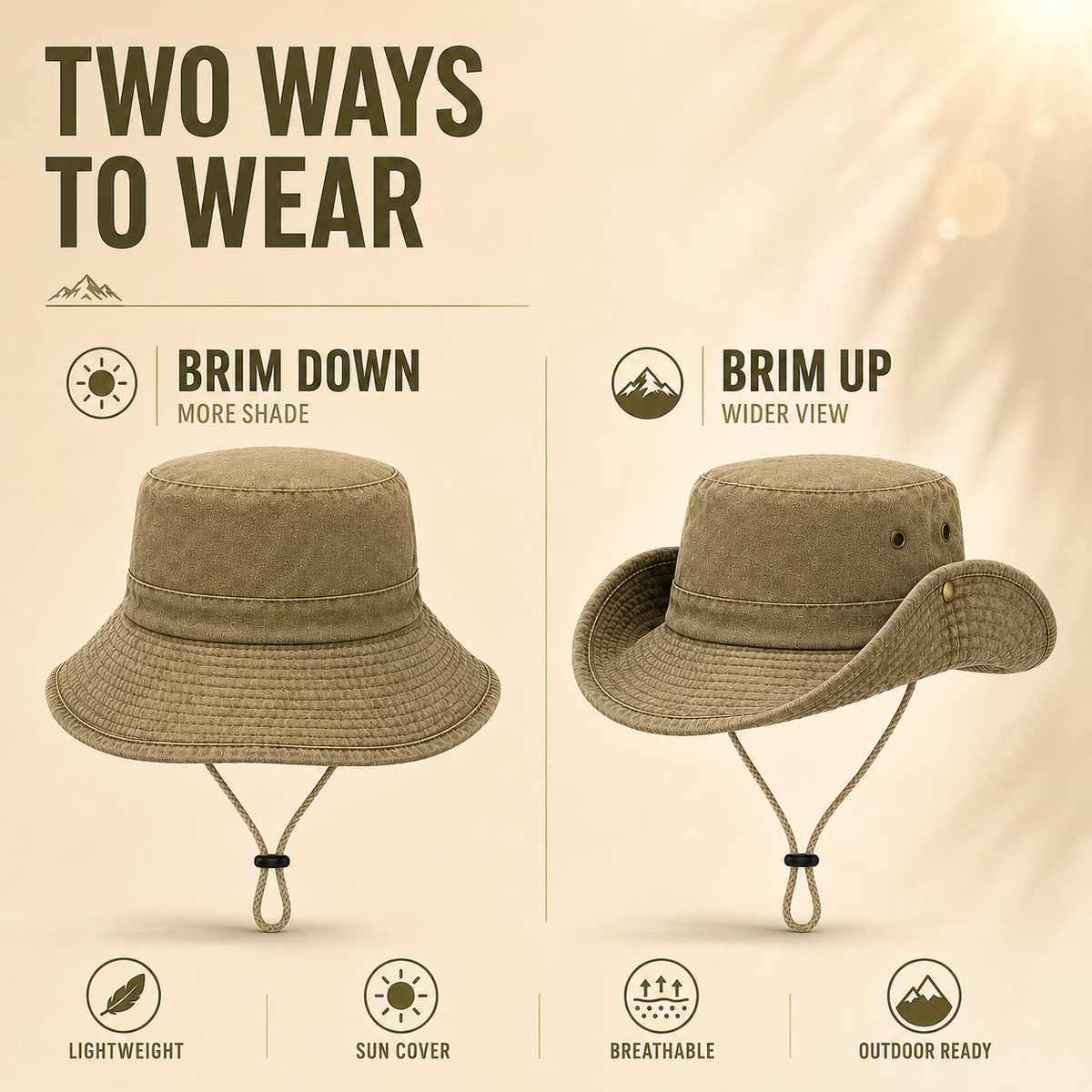 Bella | Brimlow Unisex Flat-Top Solid Bucket Hat