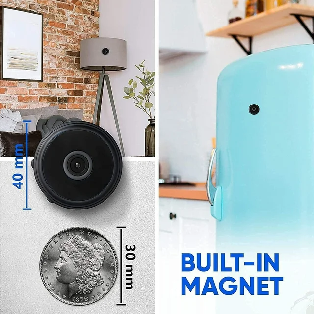 Bella | Mini Wireless Magnetic Camera with Audio and Video Live Feed