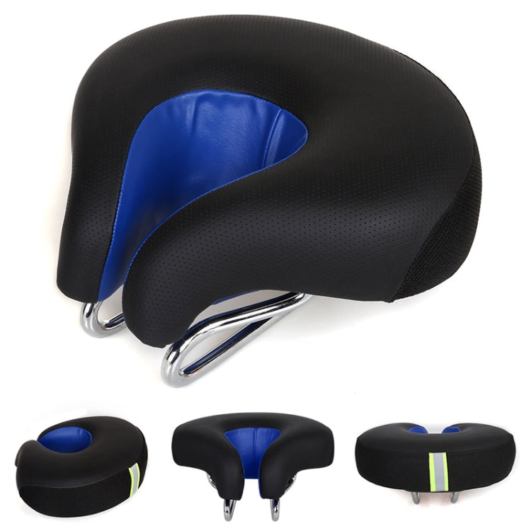 Bella | Noseless Bicycle Saddle Mountain Bike Thickened Soft Cushion (Blue)