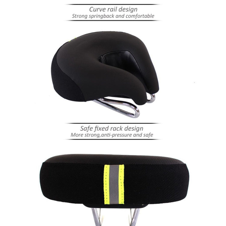 Bella | Noseless Bicycle Saddle Mountain Bike Thickened Soft Cushion (Blue)