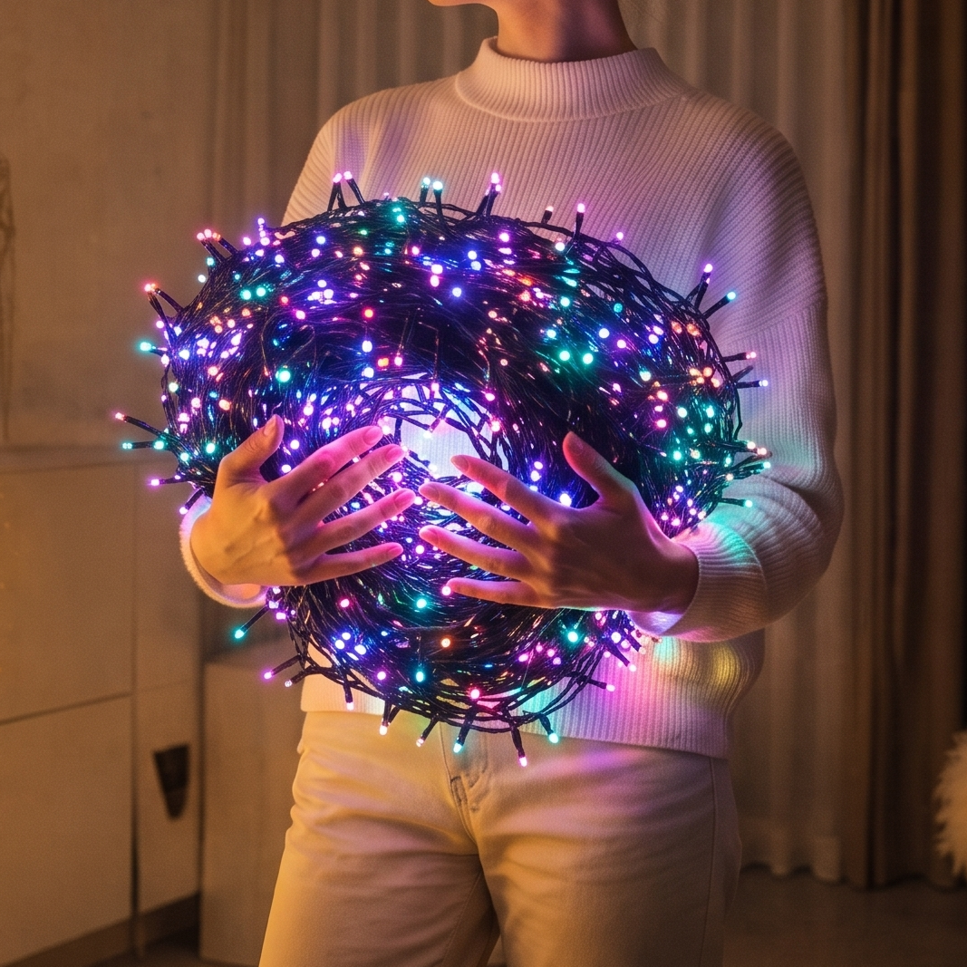 Branched Copper Wire Firecracker Fairy Lights
