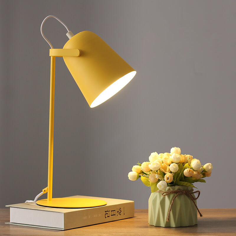 Cone Table Lamp - Metal Bedside Light - Modern Style Lighting - Image 1