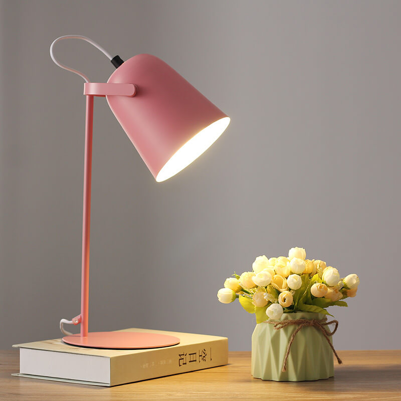 Cone Table Lamp - Metal Bedside Light - Modern Style Lighting - Image 7