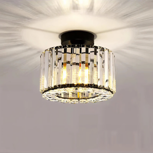 Crystal Flush Mount Ceiling Light Fixture - Modern Style LED Lamp - Elegant Home Decor - Image 3