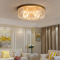 Crystal Plafond Lamp - Round Ceiling Light - Modern Chandelier