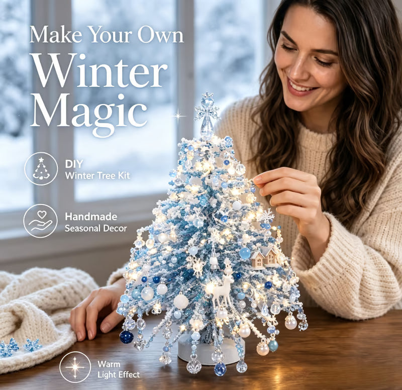 DIY Beaded Christmas Tree Kit – Sparkling Holiday Decoration