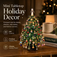 DIY Lighted Seasonal Tabletop Tree Kit