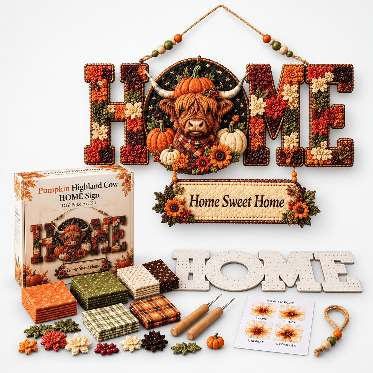 DIY Wall-Hanging Christmas Sign Craft Kit