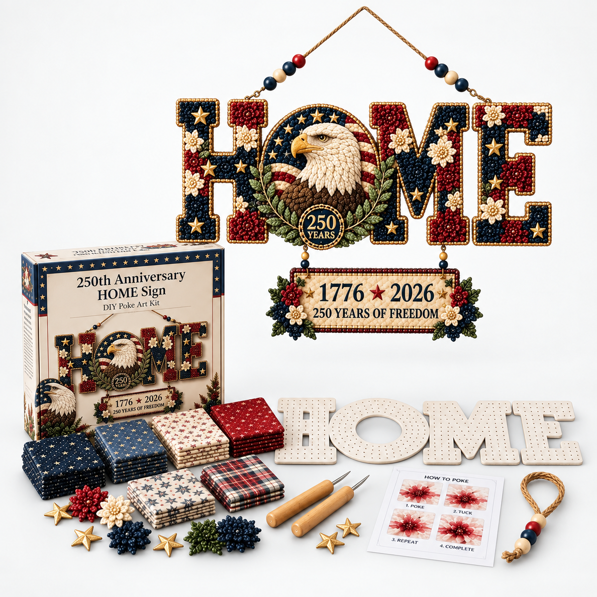 DIY Wall-Hanging Christmas Sign Craft Kit