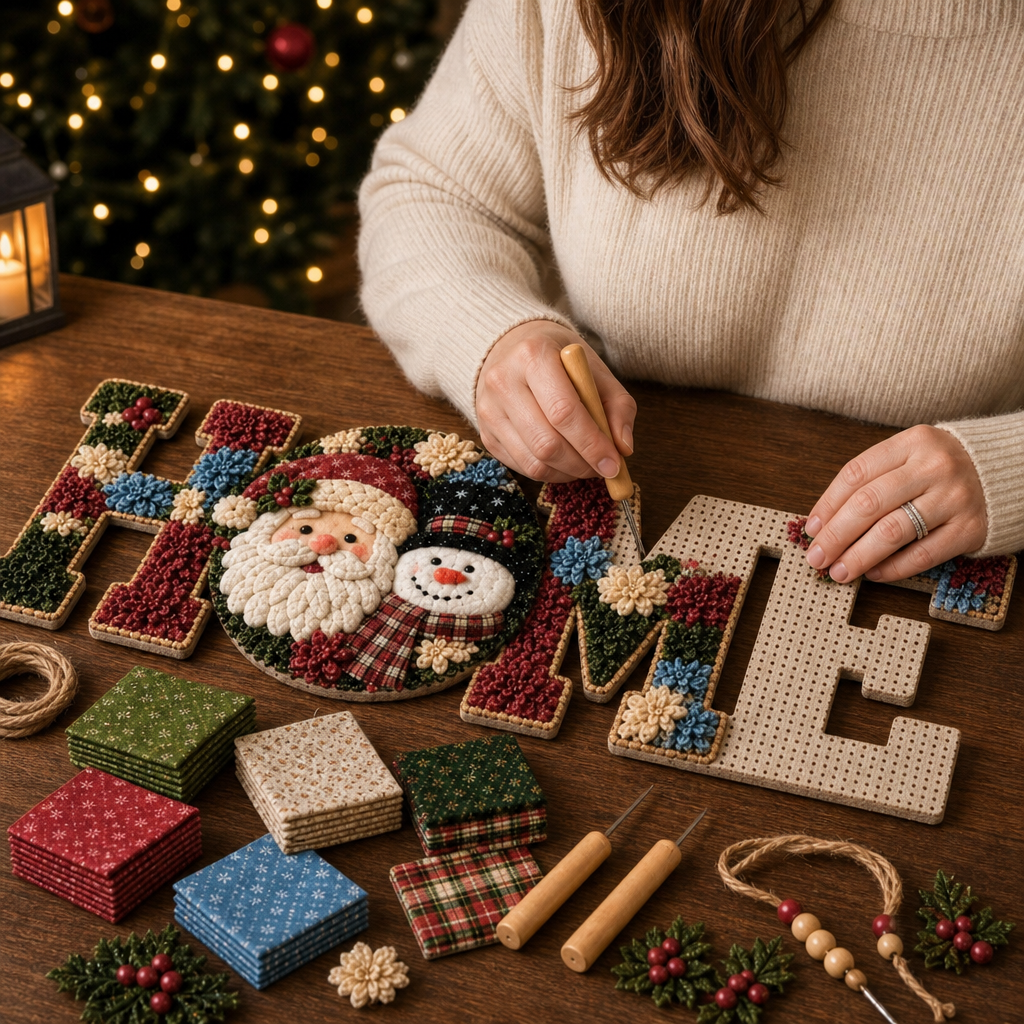 DIY Wall-Hanging Christmas Sign Craft Kit