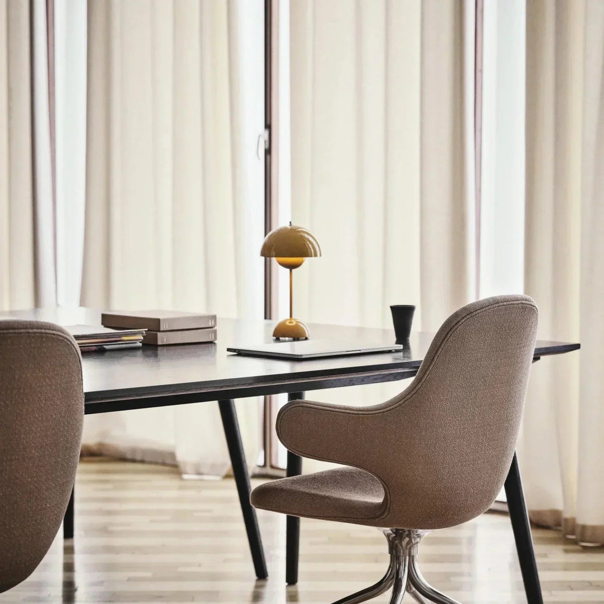 Dome Table Lamp - Iron & Acrylic - Modern Wireless LED Accent Light - Image 5