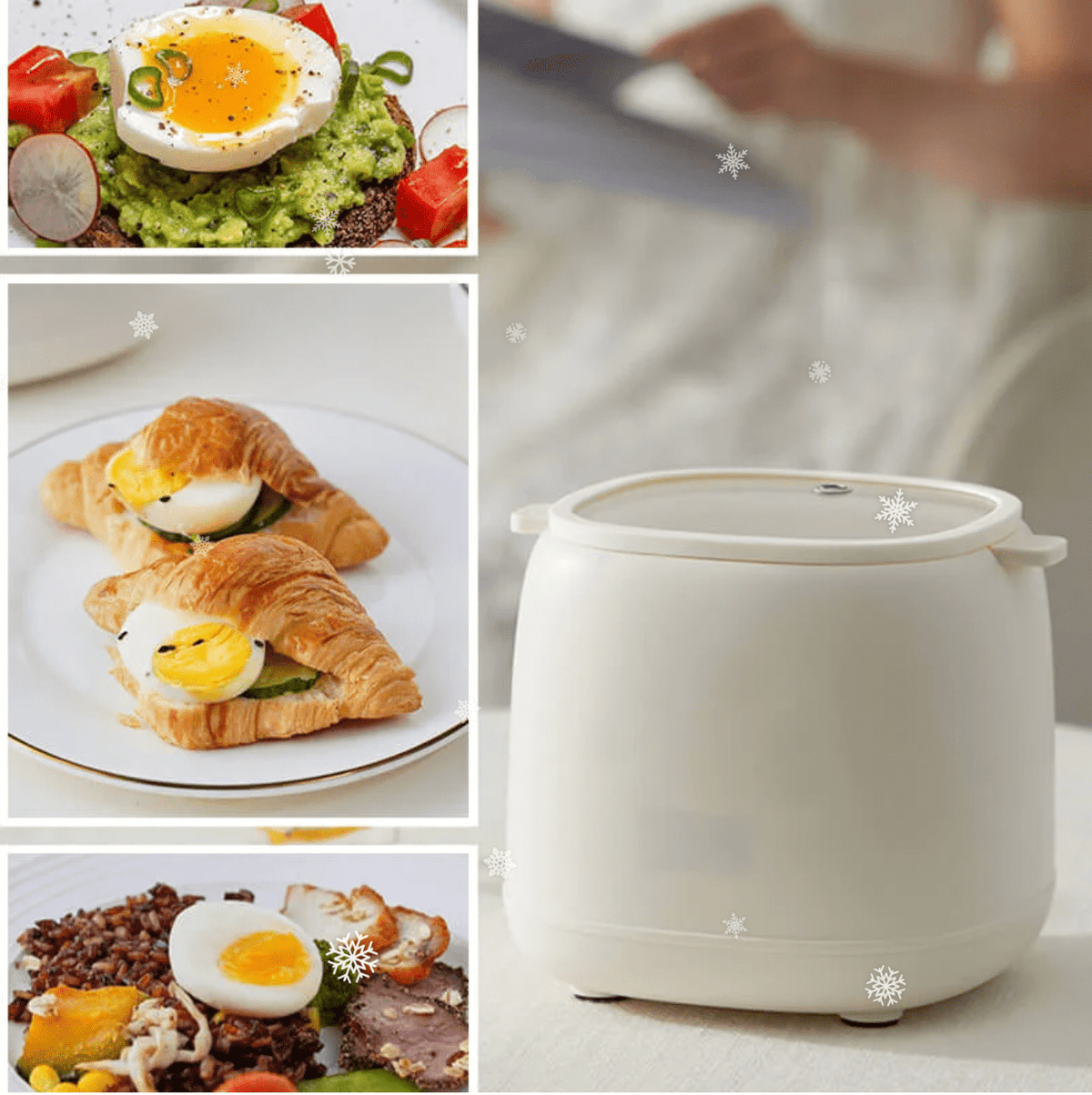 Egg Cooker with Six Programs – Fast and Precise Cooking – Perfect for Everyday Use