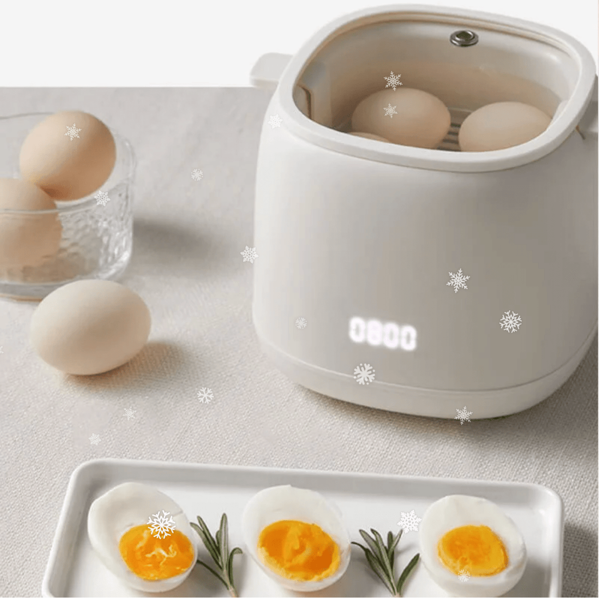 Egg Cooker with Six Programs – Fast and Precise Cooking – Perfect for Everyday Use