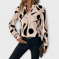 Elegant Patterned Blouse
