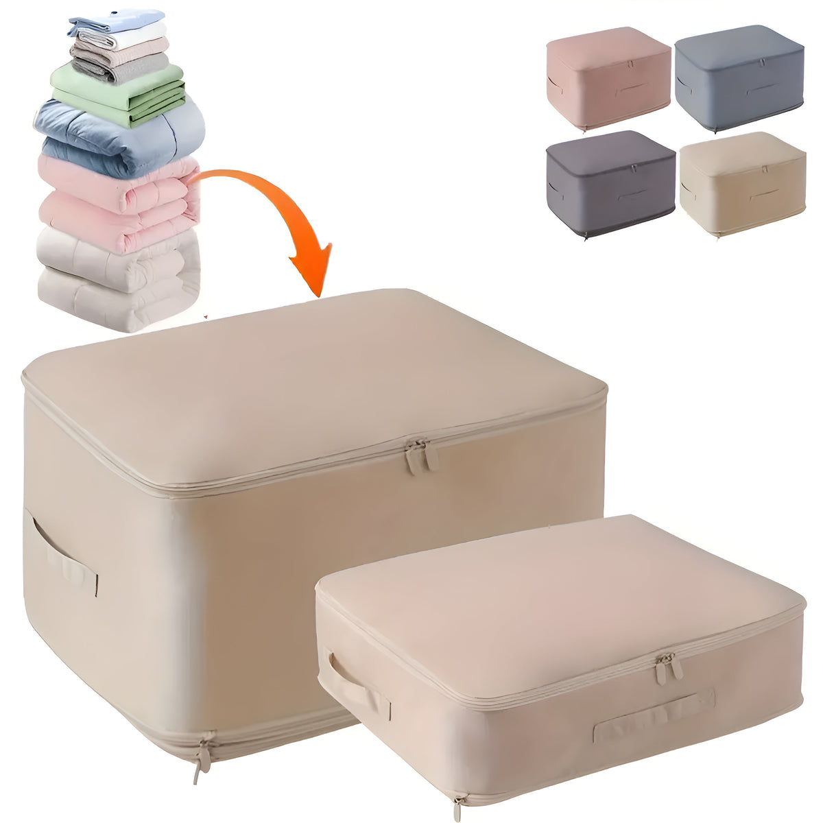 Fabric Storage Bag - Closet Organizer - Space-Saving Solution - Image 1