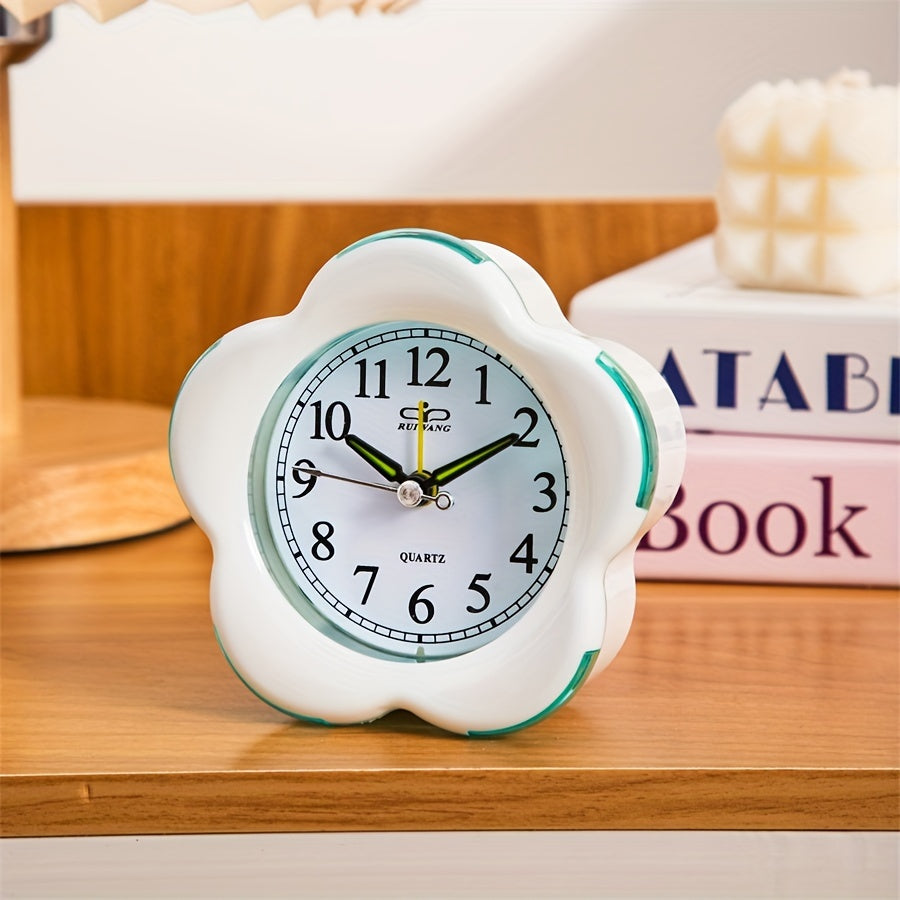 Floral Alarm Clock - Stylish Desk Clock - Decorative Timepiece - Image 6