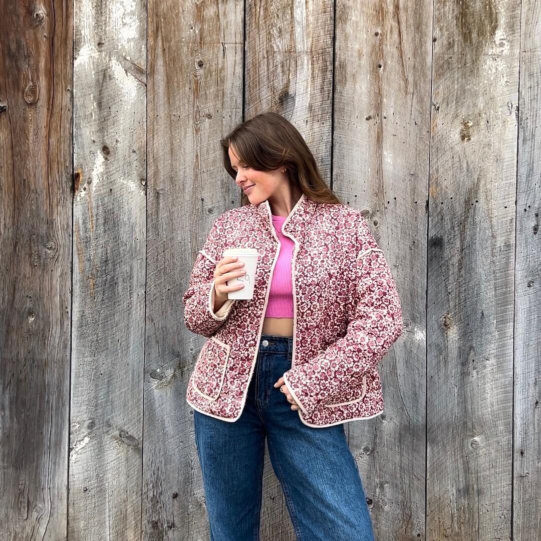 Floral Print Jacket