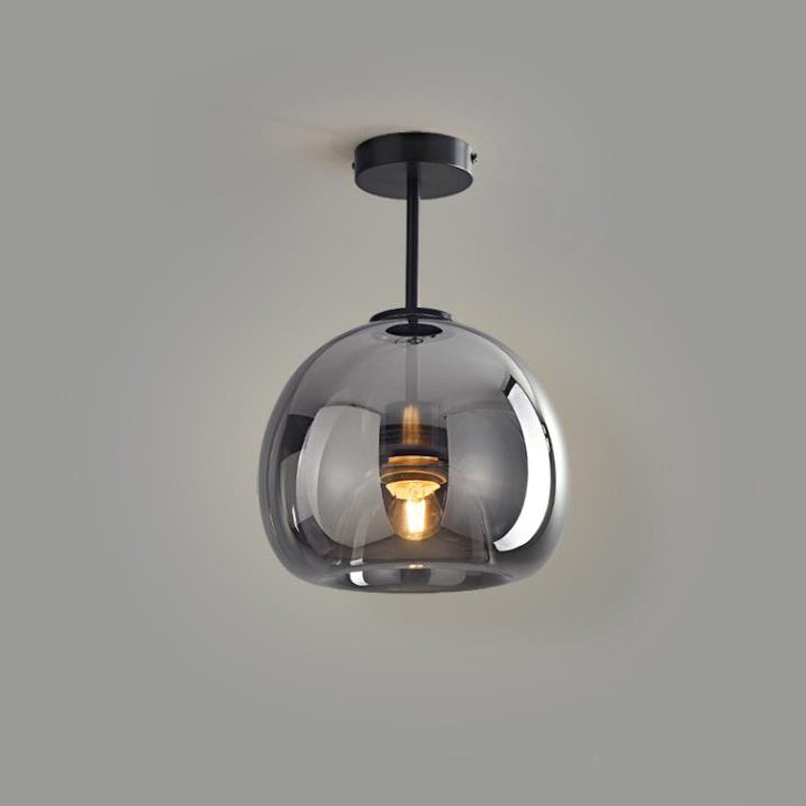 Glass Globe Ceiling Light - Elegant Semi-Flush Mount Lighting - Modern Nordic Style - Image 5