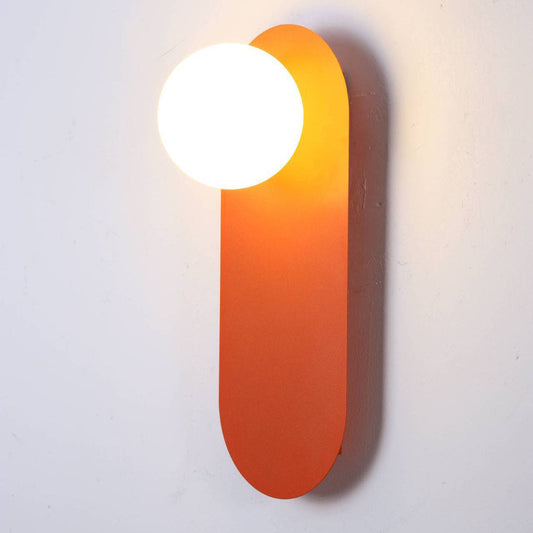 Glass Globe Wall Sconce - Modern Iron Wall Light - Nordic Style Lighting - Image 4