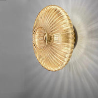 Glass Wall Lamp - Elegant Halo Lighting - Decorative Sconce