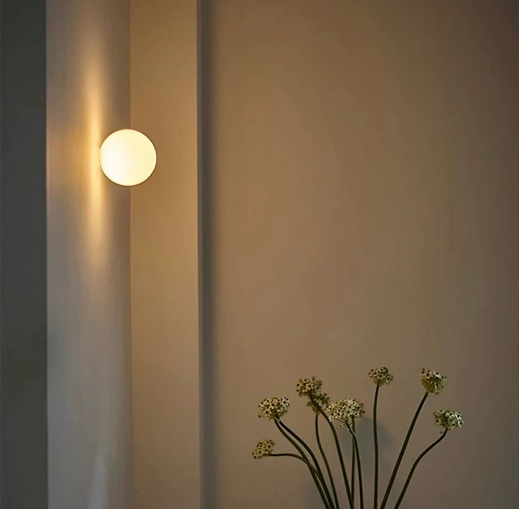 Globe Wall Light - Modern Glass Sconce - Elegant Indoor Lighting - Image 4