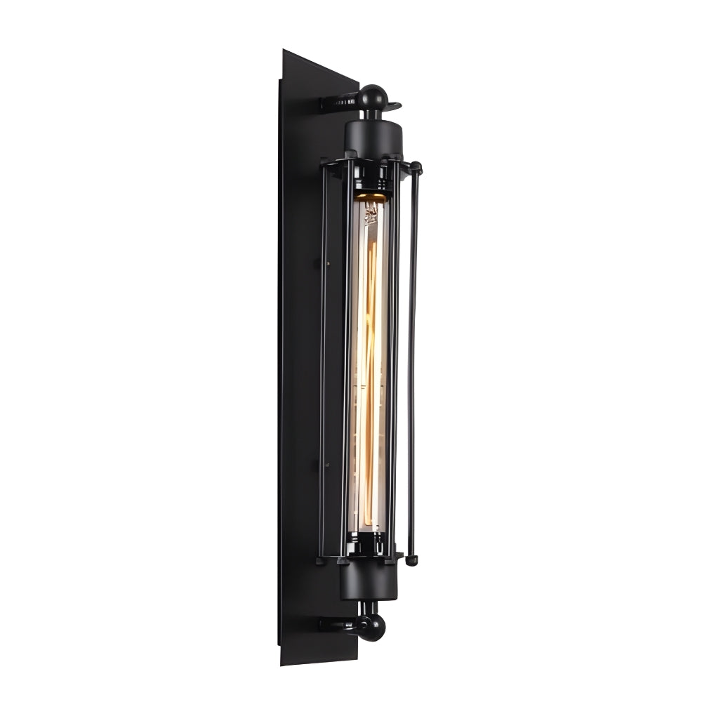 Industrial Style Wall Lamp - Vintage Inspired Lighting - Black Finish Wall Sconce - Image 8