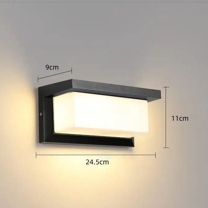 LED Outdoor Wall Light with Motion Sensor