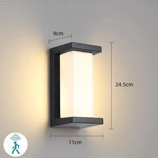 LED Outdoor Wall Light with Motion Sensor