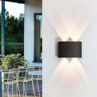 LED Wall Lamp - Modern Style Lighting Fixture - Indoor & Outdoor Aluminium Sconce