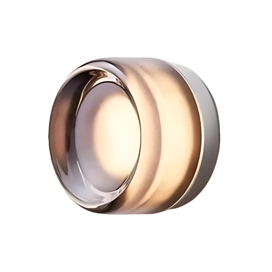 LED Wall Sconce - Dimpled Acrylic Shade - Modern Minimalist Lighting - Image 1