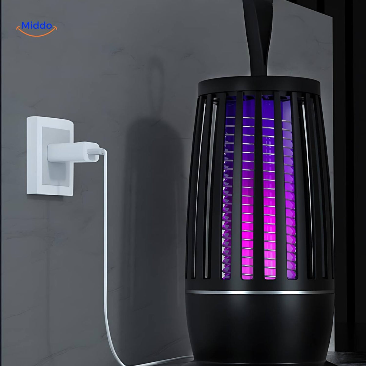 LumiZap | Electric UV Insect Zapper with USB, Ideal for Living Room and Bedroom