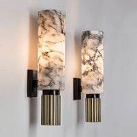 Marble Wall Lamp - Modern LED Sconce - Luxurious Wall Light