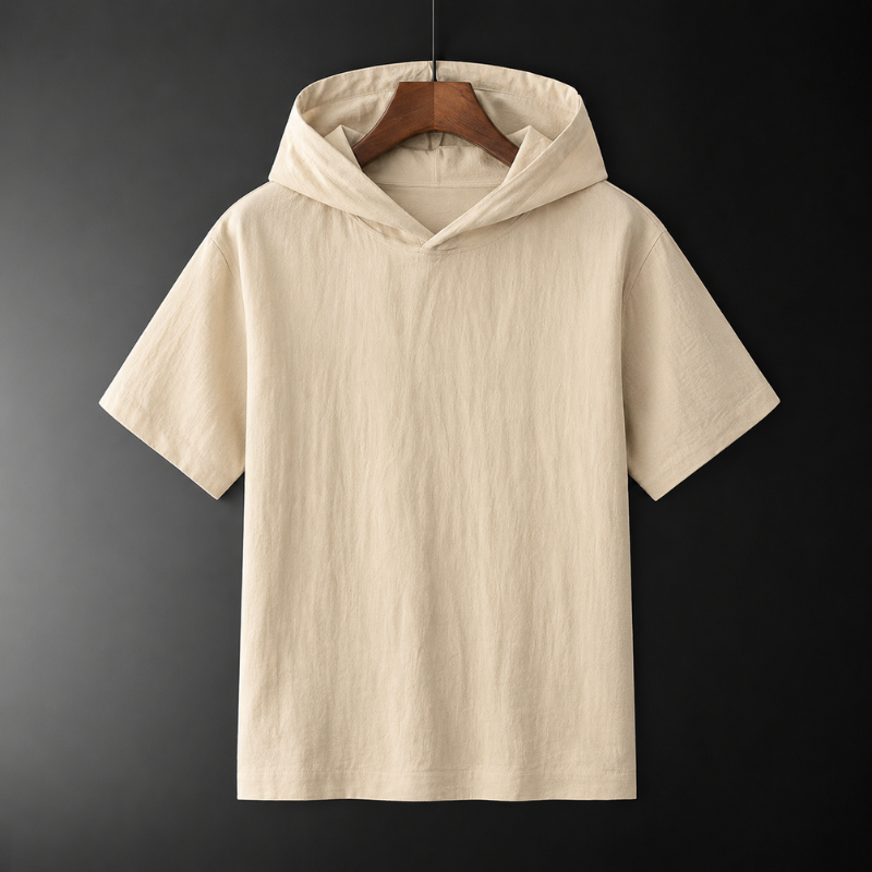 Men's Relaxed Fit Breathable Hooded Shirt