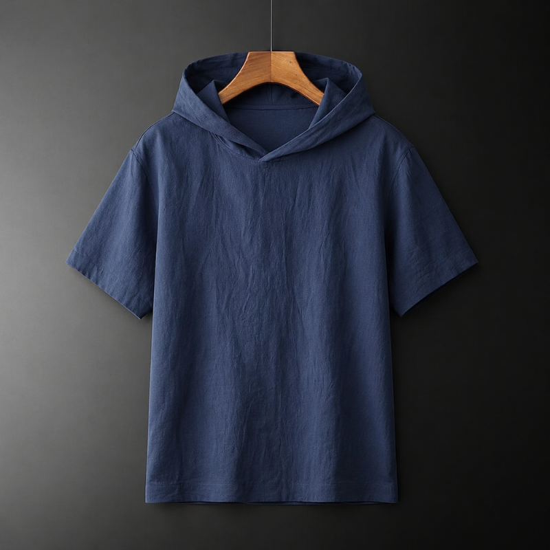 Men's Relaxed Fit Breathable Hooded Shirt