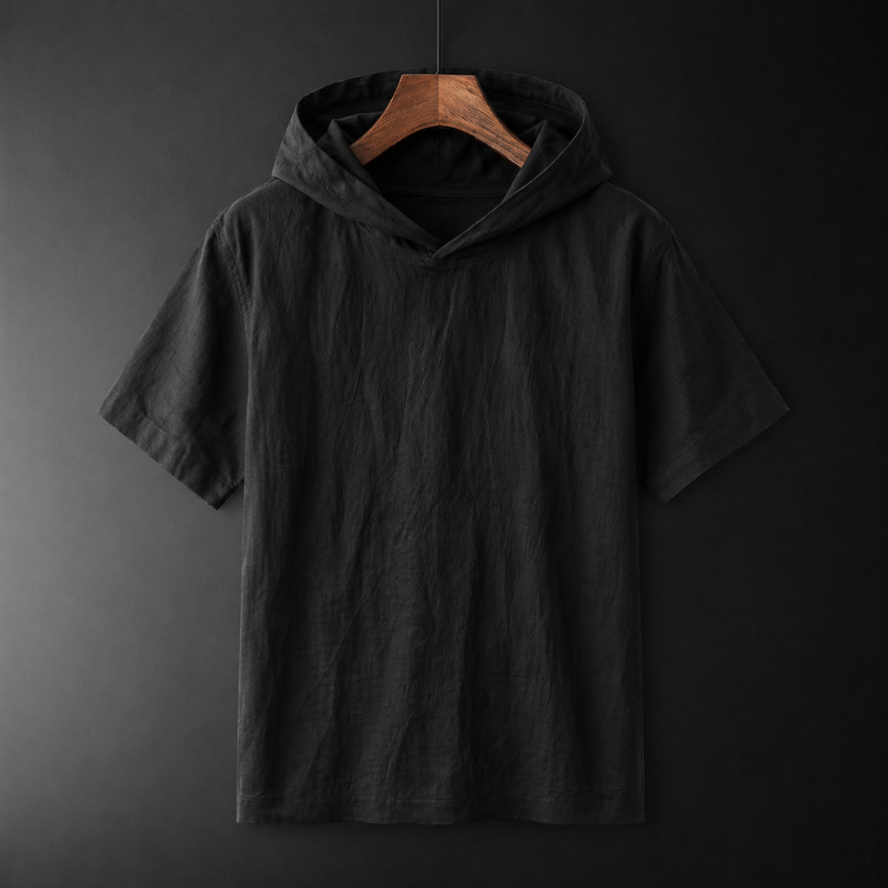 Men's Relaxed Fit Breathable Hooded Shirt