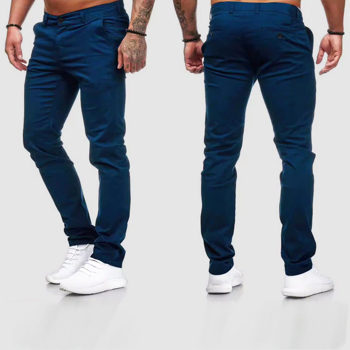 Men's Slim-Fit Chino Trousers