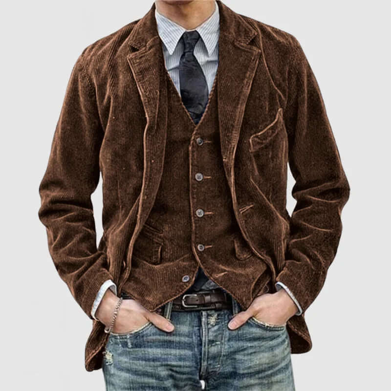 Men's Vintage Lapel Jacket