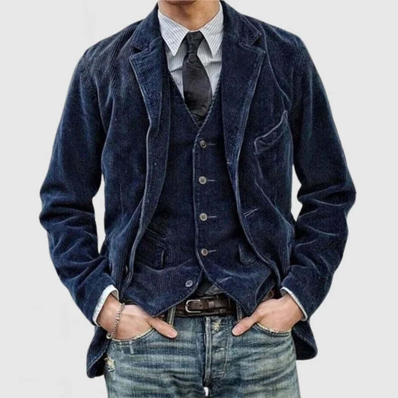 Men's Vintage Lapel Jacket